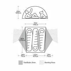Tente Big Agnes Copper Spur HV UL3 (Olive Green) -Big Agnes Boutique tente big agnes copper spur hv ul3 olive green 2